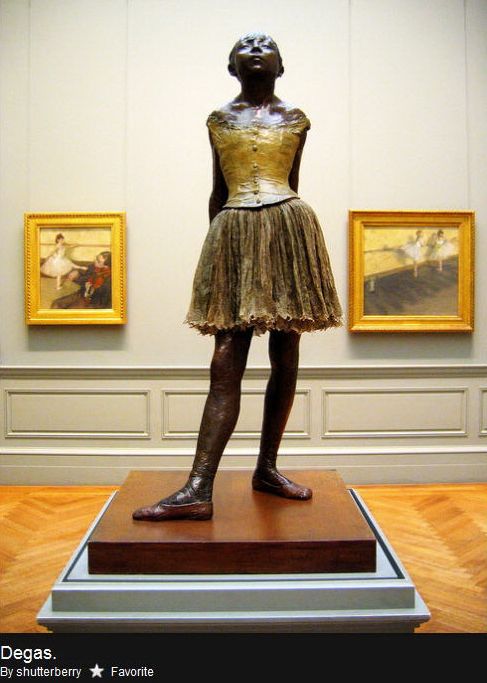 Mouseion The small dancer, replica ballerina Edgar Degas