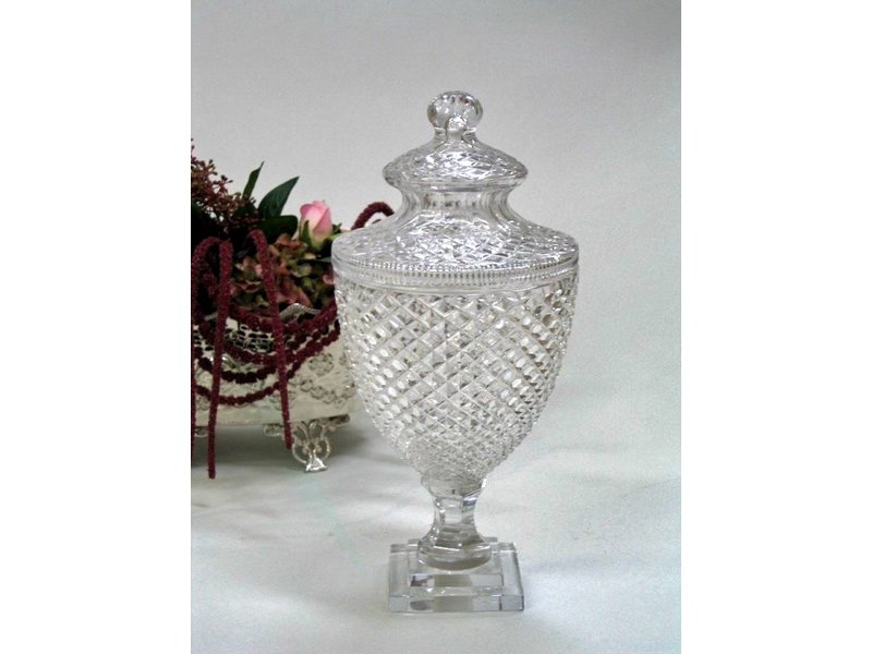 Baroque House of Classics Baroque vase with lid - L -