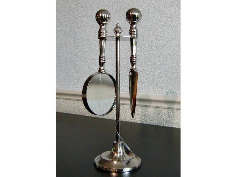 Baroque House of Classics Schreibtisch-Set mit Lupe und Brieföffner