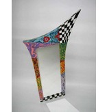 Toms Drag Asymmetric design mirror in MDF wooden frame