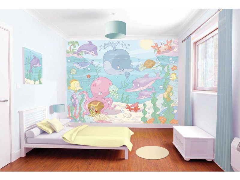 Walltastic Baby-Zimmer Tapete - See XXL  LETZTE EXEMPLAR