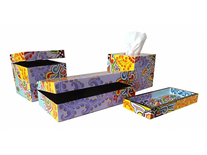 Toms Drag Tissue box - square