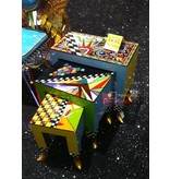 Toms Drag Set of three end tables, side table