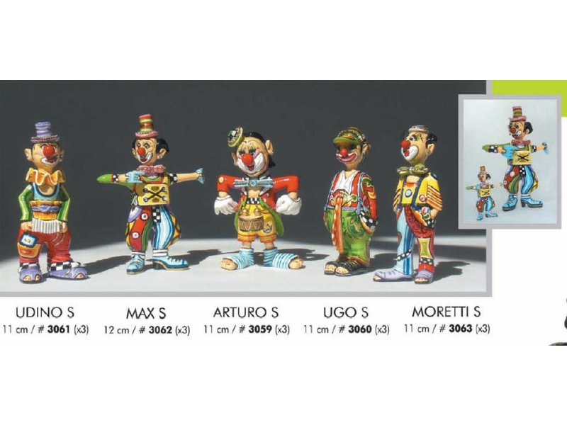 Toms Drag Figurita payaso Moretti - miniatura