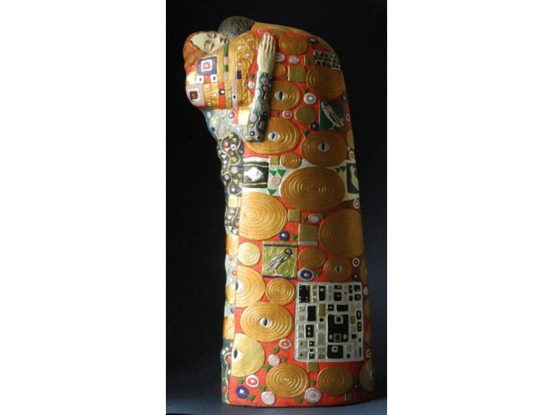 Mouseion Art sculpture by Gustav Klimt - The Fulfillment