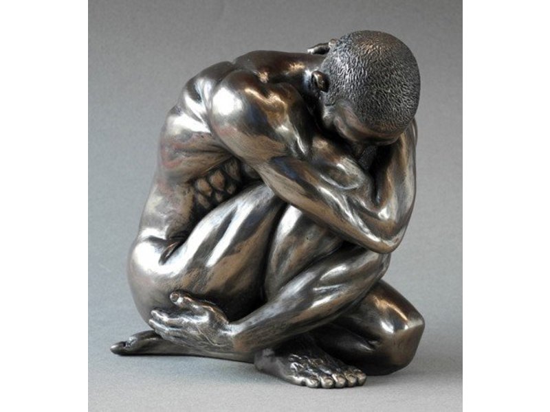 BodyTalk Nude male bodybuilder sculpture