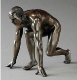 BodyTalk Läufer in den Startblöcken - Bronze-Optik