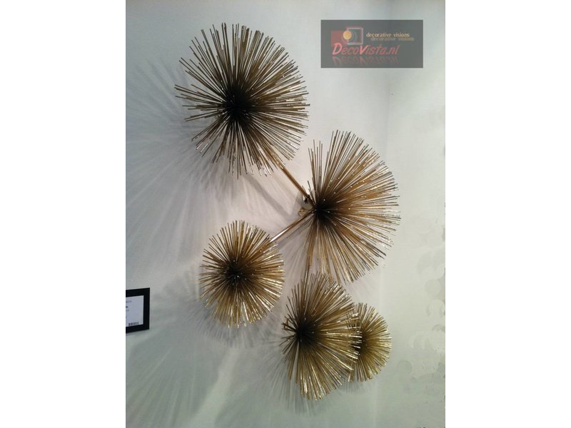 C. Jeré - Artisan House Wall Mounted Starburst Sculpture Urchin Wall Sculpture