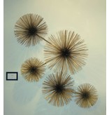 C. Jeré - Artisan House Urchin Brass - decoración metálica de pared Erizo de mar