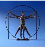 Mouseion The Vitruvian Man, bronze - Large