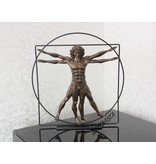 Mouseion The Vitruvian Man, bronze - Large