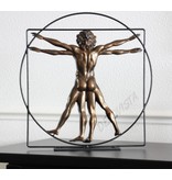 Mouseion The Vitruvian Man, bronze - Large