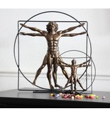 Mouseion The Vitruvian Man, bronze - Large