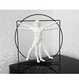 Mouseion The Vitruvian Man, white - L