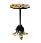 Toms Drag Side Table, round "Flowers