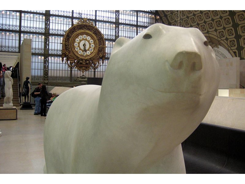 Pompon Sculptuur Witte ijsbeer - Francois Pompon - M