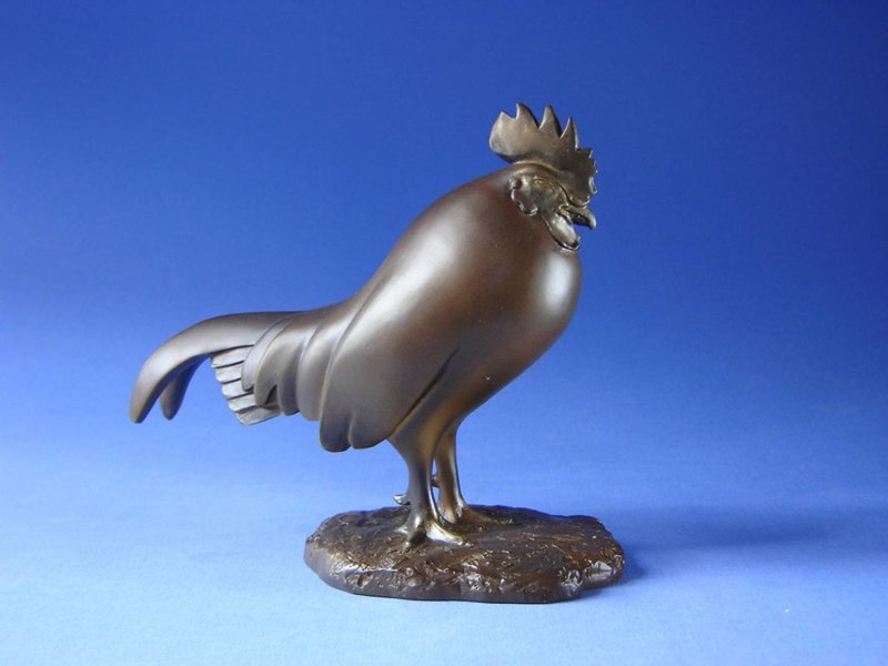 Pompon Statue of a rooster / Coq - L