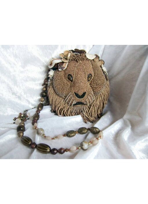 Mary Frances Shoulder bag Lion