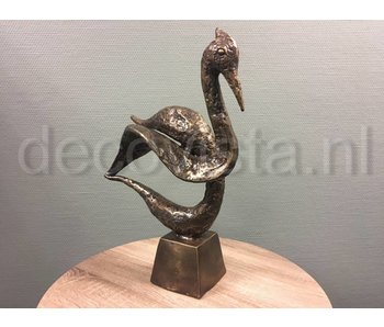 L' Art Bronze Cisne de bronce - abstracto