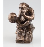 Mouseion Mono con cráneo humano, Philos Monkey