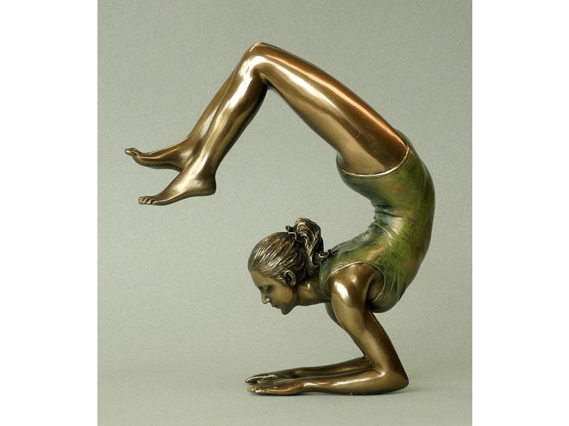 BodyTalk Yoga figurine woman Vrischikasana - DECOVISTA - colorful design  furniture, statues & wall sculptures