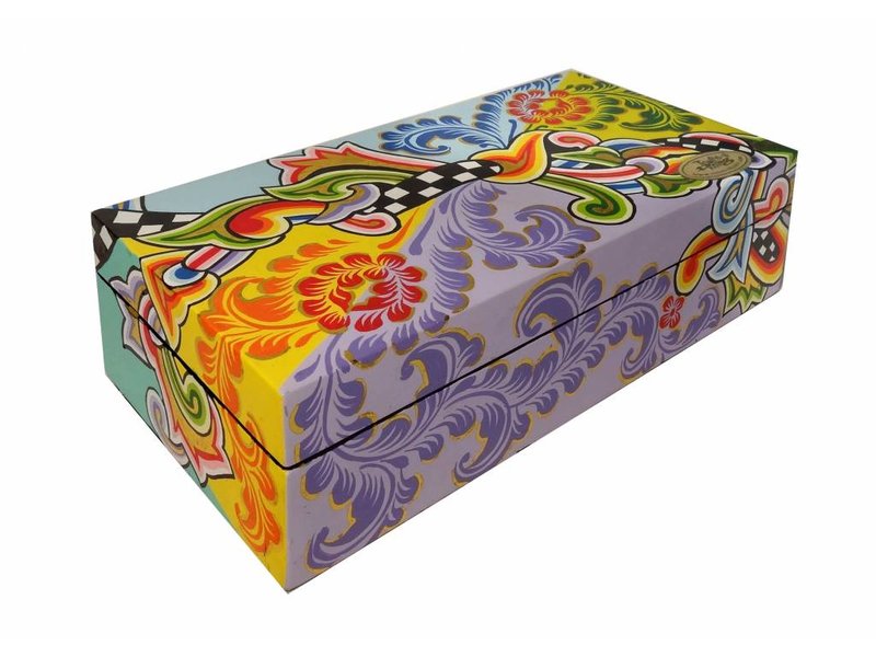 Toms Drag Caja de color brillantes, oblonga