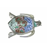 Toms Drag  Escultura de tortuga - L plata