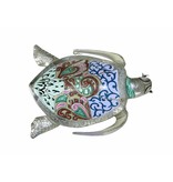 Toms Drag  Turtle sculpture - L silver