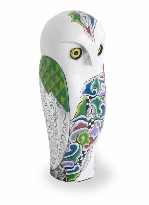 Toms Drag Snowy owl sculpture (SL) - L