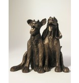 Frith Escultura dos perros Tom en Fred