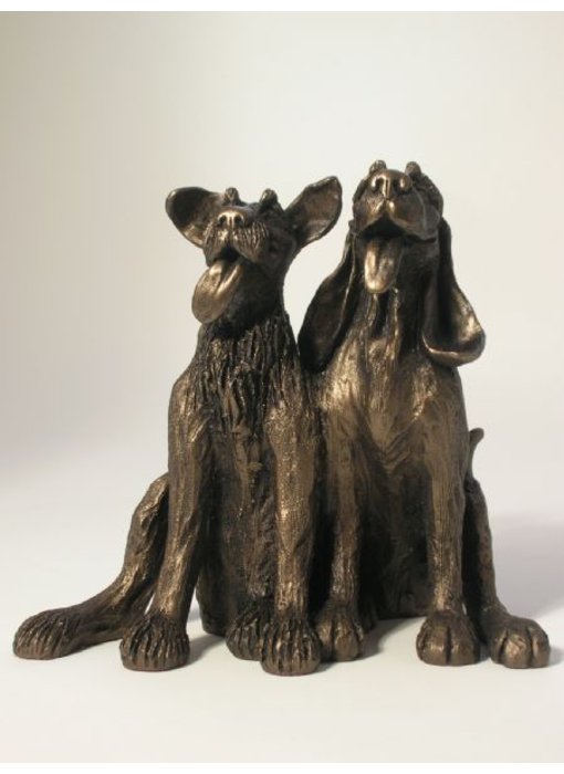 Frith Skulptur befreundete Hunde