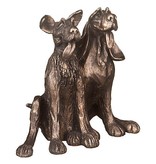 Frith Skulptur zwei Hunden Tom en Fred