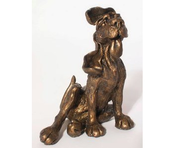 Frith Perro de perrito de escultura Rusty