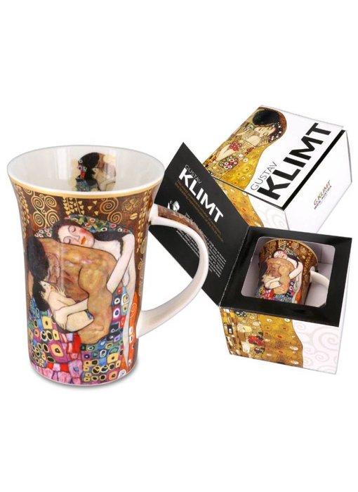 Carmani Mug, bone china - The Familyby Gustav Klimt