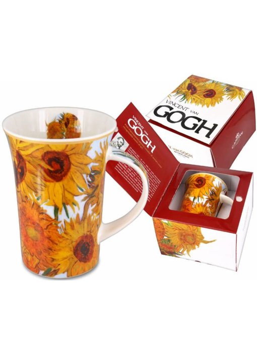 Carmani Mug,  porcelain - Sunflowers of Van Gogh