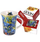 Carmani Iris de taza de porcelana de Van Gogh en caja de regalo