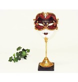 Baroque House of Classics Face with Venetian mask on classic stand