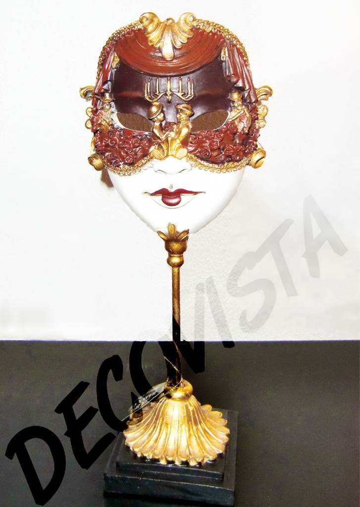 Barok masker standaard - DecoVista - kleurrijke meubelen, wanddecoraties en glasobjecten