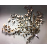 C. Jeré - Artisan House Metalen wandsculptuur Platinum Leaves