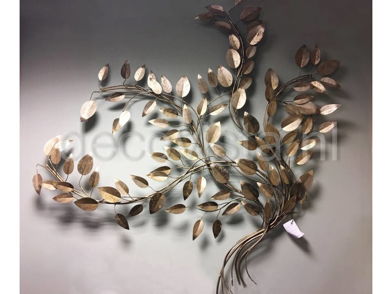 C. Jeré - Artisan House Metal wall art  Platinum Leaves