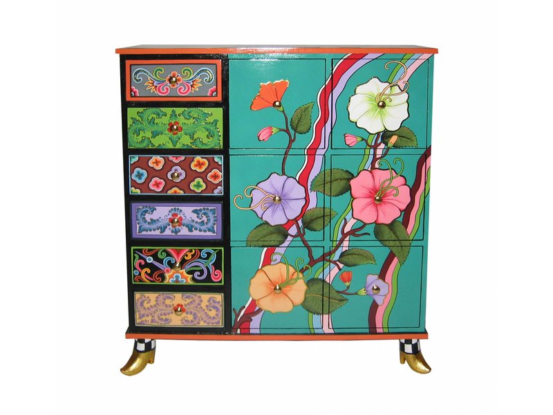 Toms Drag Chest of drawers Tahiti with exotic look