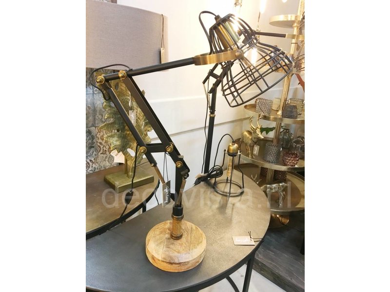 Industrial Retro Desk Lamp Black