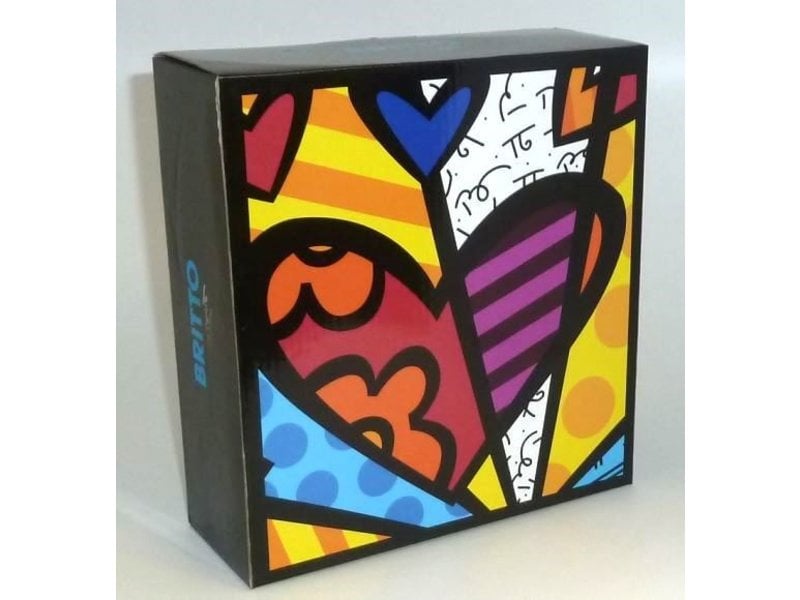 Britto Cream and sugarpot set Flower