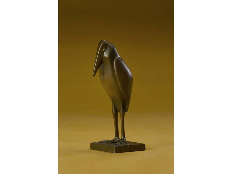 Pompon Marabout - Vögel Skulptur Museumkollektion