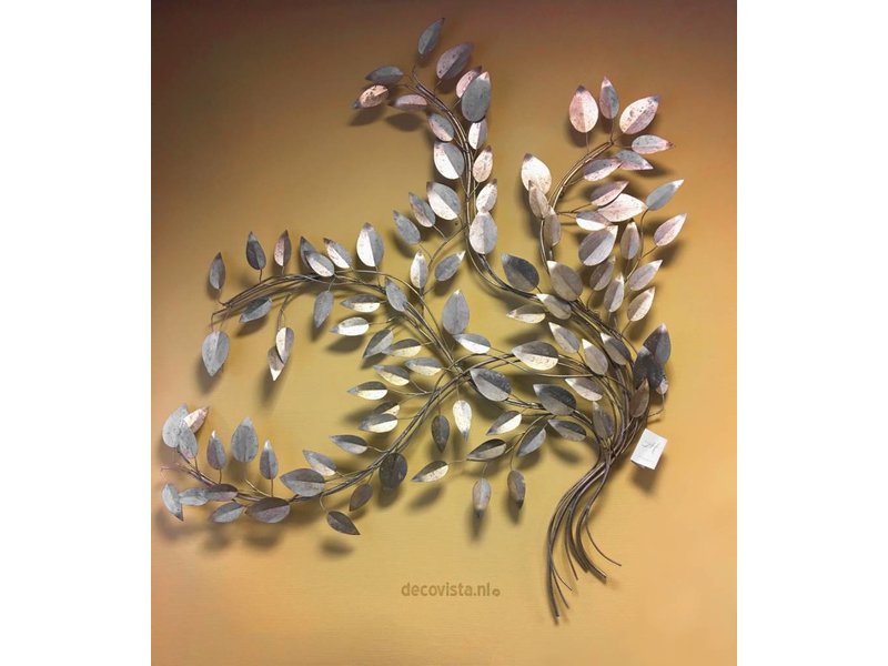 C. Jeré - Artisan House Metal wall art  Platinum Leaves