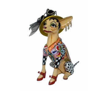 Toms Drag Chihuahua  Frida , sitzend- L