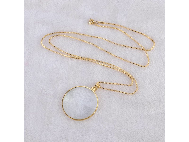 Magnifying glass pendant 5x