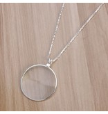 Magnifying glass pendant 5x