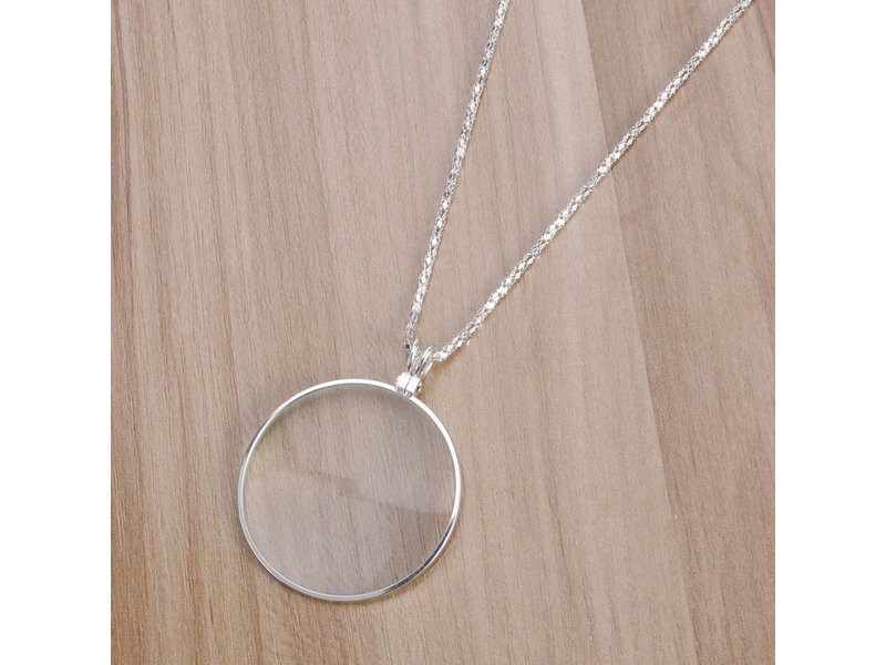 Magnifying glass pendant 5x