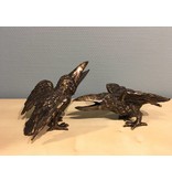 L' Art Bronze Bronze crow's pair